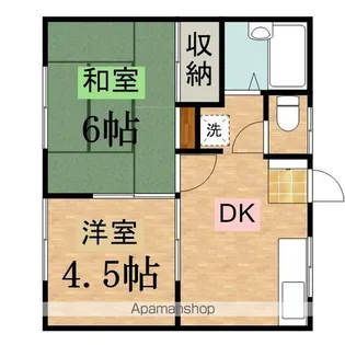 アガワハイツ【1階】の間取り