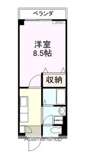 ハイツふろーら【204号室】の間取り