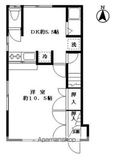 横尾荘【2階】の間取り