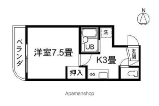 長野県長野市大字高田【アパート】の間取り