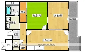 ルミエール住吉【2階】の間取り