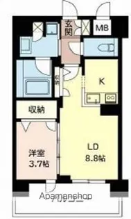 VERDURE江坂広芝町【3階】の間取り