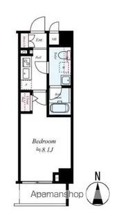 グランドコンシェルジュ亀戸【8階】の間取り