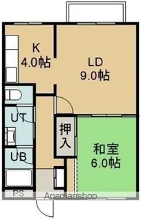 ヴィザージュ堀川(ヴィザージュホリカワ)【201号室】の間取り