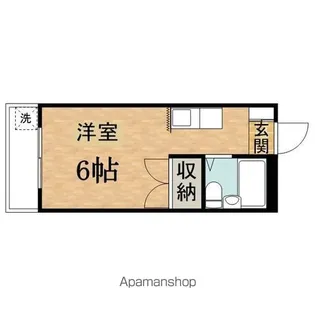 ニューパリヤⅡ【203号室】の間取り
