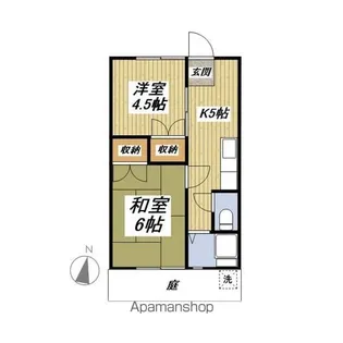 シャトレー氷川台【102号室】の間取り
