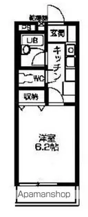 クレールさぎのみや【1階】の間取り