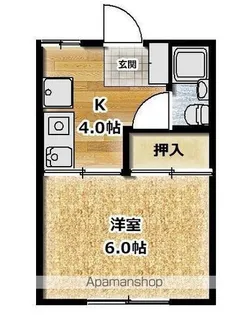 アリス大泉第一【202号室】の間取り