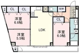 森下マンション【6階】の間取り