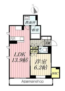 アルコーブ51【201号室】の間取り