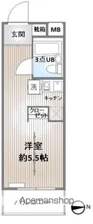 ニックアーバンスピリッツ中野【3階】の間取り