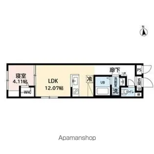 Amirl Premier Imaike【1階】の間取り