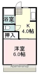 ハイツSJ下島【107号室】の間取り