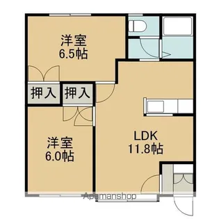 エネアⅠ【102号室】の間取り