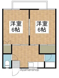 コーポわかば【2階】の間取り