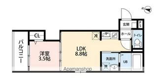 HARU TERRACE【1階】の間取り