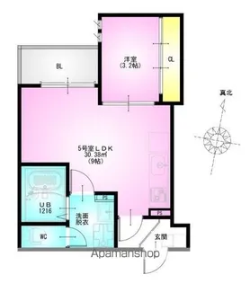 REGALEST 祐光【2階】の間取り