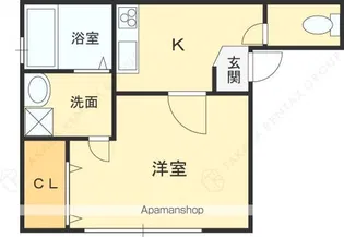 シェトア北【1階】の間取り