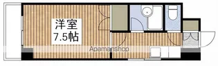 リバティプラザ東堀Ⅱ【703号室】の間取り