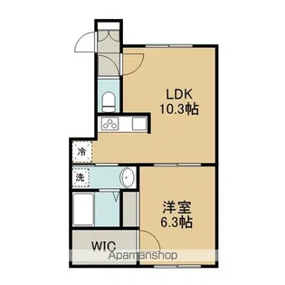 COURONNE D'OR(クロンドール)【2-C号室】の間取り