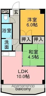 サンライズ入場【3階】の間取り