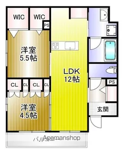 メゾン・ド・ファミーユ【1階】の間取り