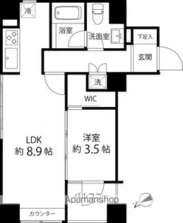 ハイリーフ上野【10階】の間取り