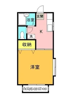 ハイツかもしだ【2階】の間取り