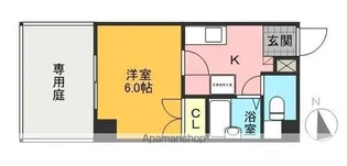 グレース平針【1階】の間取り