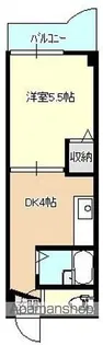 サンフラワー日向【5011号室】の間取り