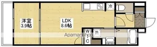 月光野上【3階】の間取り