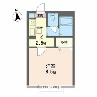 エデル桜木【1階】の間取り