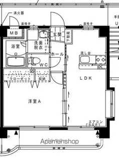 ユーミー南延岡【4階】の間取り