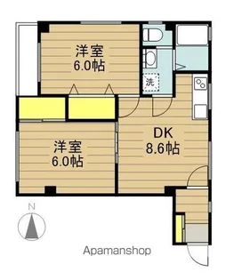 ブラントンⅡ【206号室】の間取り