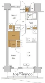 RJRプレシア東十条ガーデン【14階】の間取り