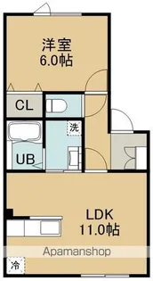 ブロンザージュ【2階】の間取り