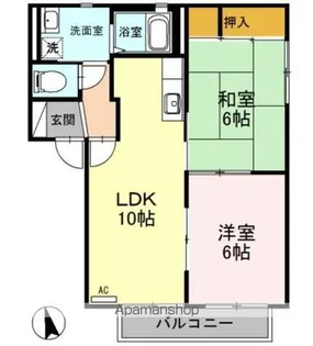 ポートストーク E【2階】の間取り