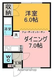 北海道網走市潮見1丁目【アパート】の間取り