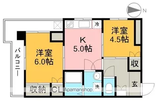 コーポミライクリエイト【3階】の間取り