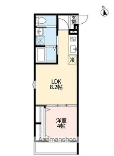 つばめハウス北松戸【1階】の間取り