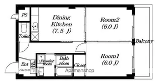 ハイツアムール【103号室】の間取り