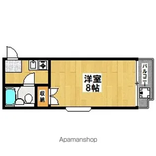 カツタビルディング5号館【3階】の間取り