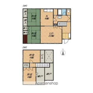 北海道河西郡芽室町西七条4丁目【一戸建】の間取り