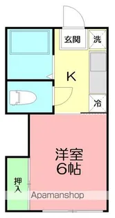 ハウス山王【2階】の間取り