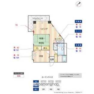 レジデンス高宮【1階】の間取り