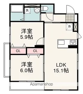 (仮)駒形通6丁目マンション【401号室】の間取り
