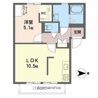 プレジオA【2階】の間取り