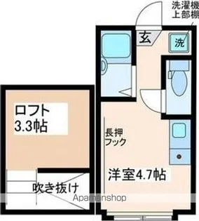 アーバンプレイス東新宿Ⅱ・C【2階】の間取り