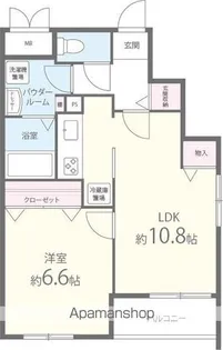 ボヌールロジェ【3階】の間取り