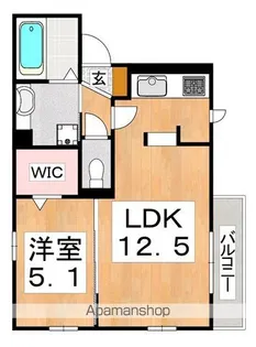 ブリックヒルズ【2階】の間取り